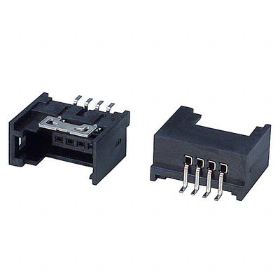 1-1565994-4 by TE Connectivity AMP Connectors - CONNECTOR HDR 4POS 0.079 GOLD SMD R/A