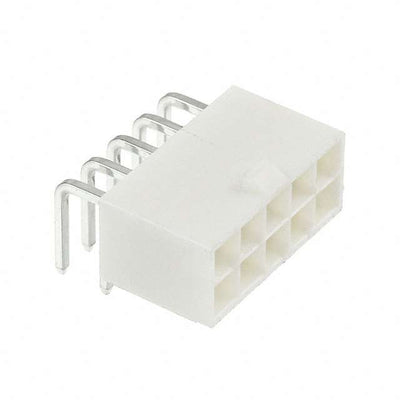 1-1586042-0 by TE Connectivity AMP Connectors - CONNECTOR HEADER R/A 10POS 4.2MM