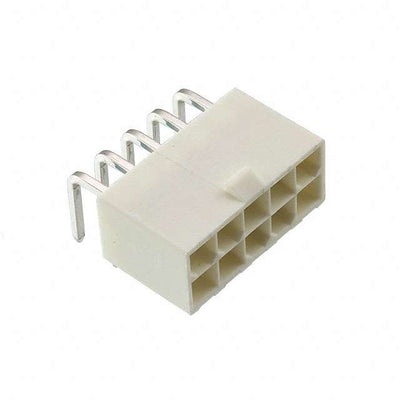 1-1586863-0 by TE Connectivity AMP Connectors - CONNECTOR HEADER R/A 10POS 4.2MM