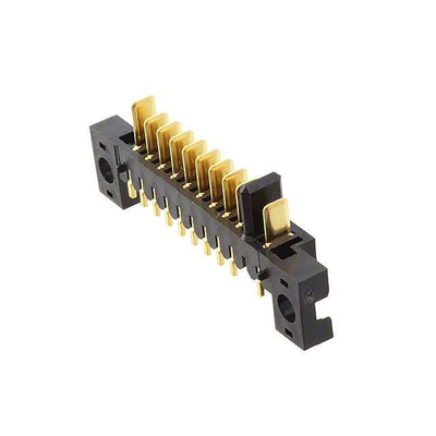 1-1612962-3 by TE Connectivity AMP Connectors - CONNECTOR PLUG 10POS 2MM R/A SLDR