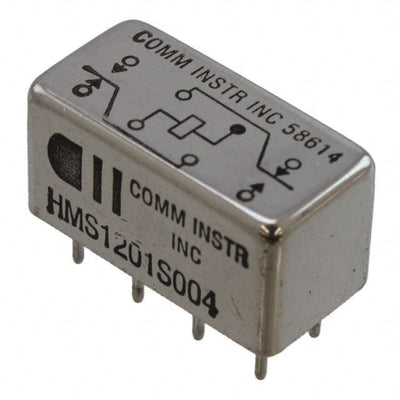 HMS1201S004 by TE Connectivity Aerospace, Defense and Marine - RELAY GEN PURPOS DPDT 2A 26.5VDC