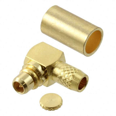1-1634002-0 by TE Connectivity AMP Connectors - CONNECTOR MMCX PLUG R/A 50 OHM SOLDER