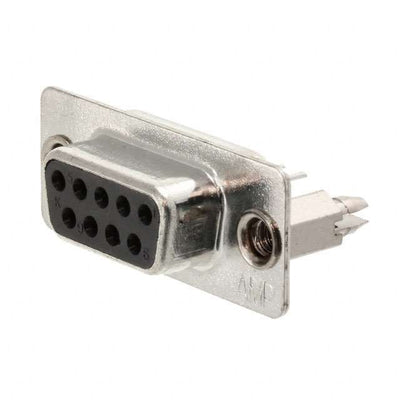 1-1634222-2 by TE Connectivity AMP Connectors - CONNECTOR D-SUB RCPT 9POS VERT SLDR