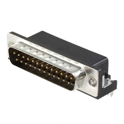 1-1634582-2 by TE Connectivity AMP Connectors - CONNECTOR D-SUB PLUG 25POS R/A SLDR