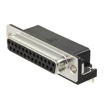 1-1634586-2 by TE Connectivity AMP Connectors - CONNECTOR D-SUB RCPT 25POS R/A SLDR