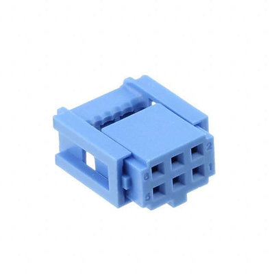 1-1658527-9 by TE Connectivity AMP Connectors - CONNECTOR RECPT 6POS IDC 26-28AWG GOLD