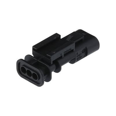 1-1703494-1 by TE Connectivity AMP Connectors - CONNECTOR PLUG HSG 3POS 4.00MM