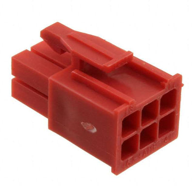 1-172168-2 by TE Connectivity AMP Connectors - CONNECTOR PLUG HSG 6POS 4.14MM