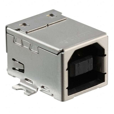 1-1734346-1 by TE Connectivity AMP Connectors - CONNECTOR RECPT USB2.0 TYPEB 4P SMD RA