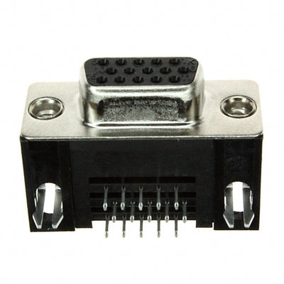 1-1734530-1 by TE Connectivity AMP Connectors - CONNECTOR D-SUB HD RCPT 15P R/A SLDR