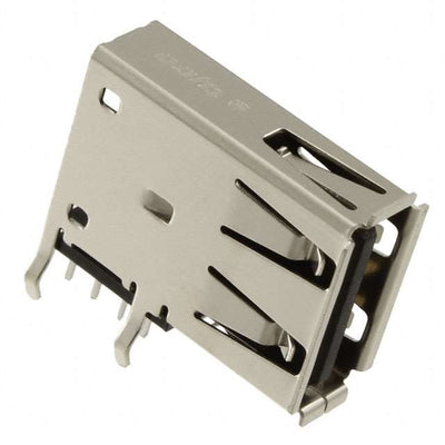 1-1734775-1 by TE Connectivity AMP Connectors - CONNECTOR RECPT USB2.0 TYPEA 4POS R/A
