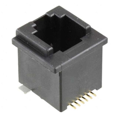 1-1734858-3 by TE Connectivity AMP Connectors - CONNECTOR MOD JACK 6P6C VERT UNSHLD