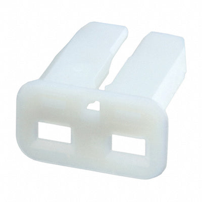 1-174353-1 by TE Connectivity AMP Connectors - CONNECTOR PLUG DBL LOCK 2POS NATURAL