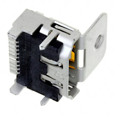 1-1747981-1 by TE Connectivity AMP Connectors - CONNECTOR RECPT HDMI 19POS PNL MNT R/A