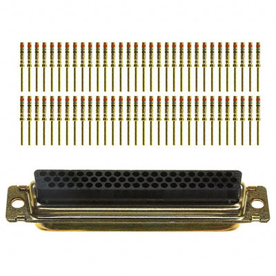 1-1757823-0 by TE Connectivity Aerospace, Defense and Marine - CONNECTOR D-SUB HD PLUG 62POS CRIMP