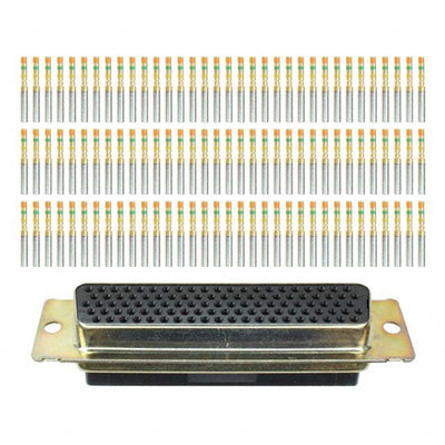 1-1757824-2 by TE Connectivity Aerospace, Defense and Marine - CONNECTOR D-SUB HD RCPT 104POS CRIMP