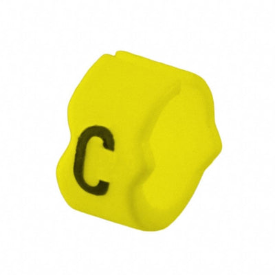 1-1768045-5 by TE Connectivity - WIRE MARKER CLIP-ON YELLOW