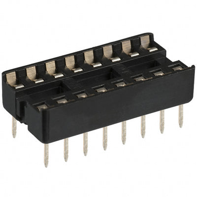 1-1825094-4 by TE Connectivity AMP Connectors - CONNECTOR IC DIP SOCKET 16POS GOLD
