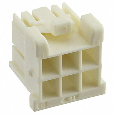1-1971905-3 by TE Connectivity AMP Connectors - CONNECTOR PLUG HSG 6POS 3.30MM