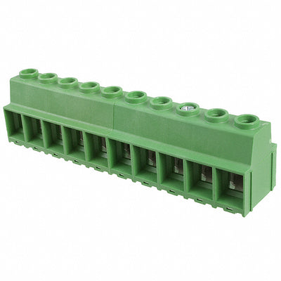 1-1986714-0 by TE Connectivity AMP Connectors - TERM BLK 10POS SIDE ENT 15MM PCB
