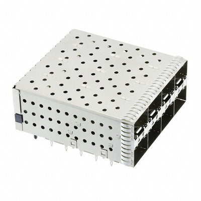 1-2007394-6 by TE Connectivity AMP Connectors - CONNECTOR SFP+ RCP W/CAGE 2X4 160P RA