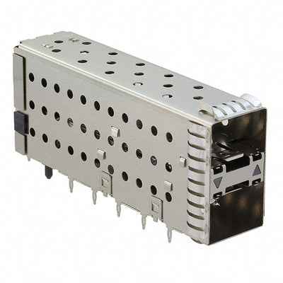 1-2007492-7 by TE Connectivity AMP Connectors - CONNECTOR SFP+ RCPT W/CAGE 2X1 40P RA