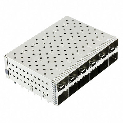 1-2007562-8 by TE Connectivity AMP Connectors - CONNECTOR SFP+ RCP W/CAGE 2X6 240P RA