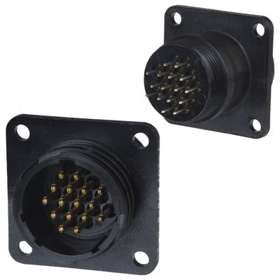 1-207303-3 by TE Connectivity AMP Connectors - CONNECTOR RECPT MALE 16POS GOLD SOLDER