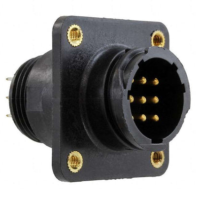 1-208223-0 by TE Connectivity AMP Connectors - CONNECTOR RECPT MALE 9POS GOLD SOLDER