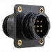 1-208223-0 by TE Connectivity AMP Connectors - CONNECTOR RECPT MALE 9POS GOLD SOLDER