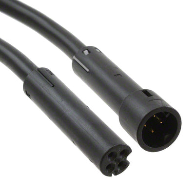 1-2083136-2 by TE Connectivity AMP Connectors - CABLE 4POS FEMALE/MALE
