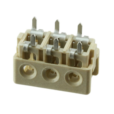 1-2106489-3 by TE Connectivity AMP Connectors - CONNECTOR WIRE IDC 3POS 20AWG PCB RA