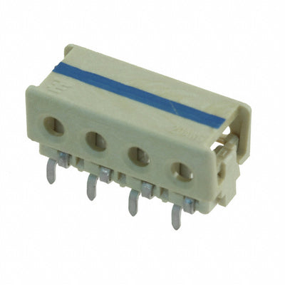 1-2106751-4 by TE Connectivity AMP Connectors - CONNECTOR WIRE IDC 4POS 20AWG PCB RA
