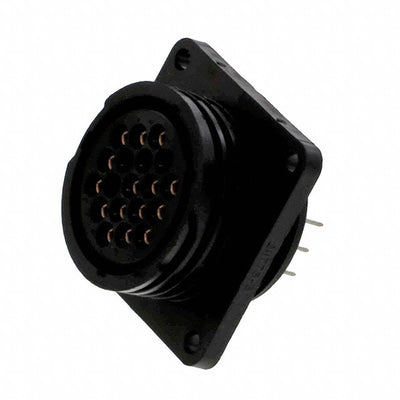 1-213781-0 by TE Connectivity AMP Connectors - CONNECTOR RECPT FMALE 19P GOLD SOLDER