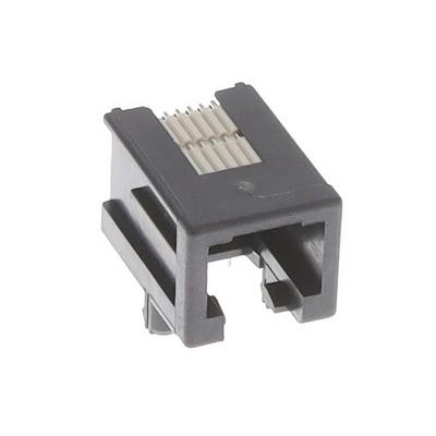 1-215876-3 by TE Connectivity AMP Connectors - CONNECTOR MOD JACK 6P6C R/A UNSHLD
