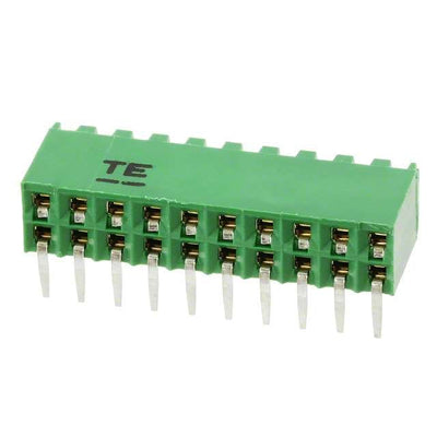 1-216604-0 by TE Connectivity AMP Connectors - CONNECTOR RECPT 20POS 0.1 GOLD PCB R/A