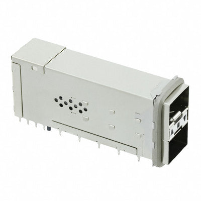 1-2198318-7 by TE Connectivity AMP Connectors - CONNECTOR ZSFP+ RCP W/CAGE 2X1 40P RA