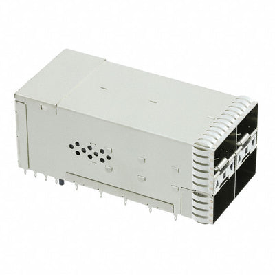 1-2198325-9 by TE Connectivity AMP Connectors - CONNECTOR ZSFP+ RCP W/CAGE 2X2 80P RA