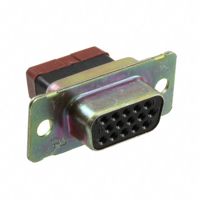 1-2221760-1 by TE Connectivity Aerospace, Defense and Marine - CONNECTOR D-SUB HD HOUSING RCPT 15POS