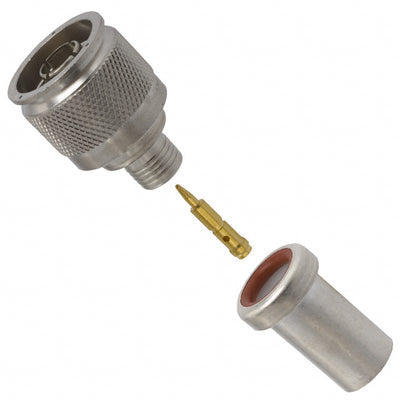 1-225092-1 by TE Connectivity Aerospace, Defense and Marine - CONNECTOR N PLUG STR 50 OHM CRIMP