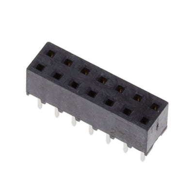1-2314826-4 by TE Connectivity AMP Connectors - 14P,2MM,B-B,REC,DRVT,2.7,0.76AU,