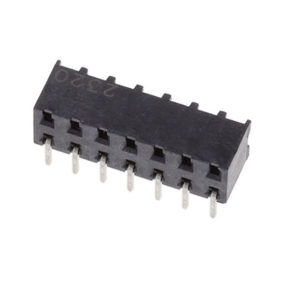 1-2314917-4 by TE Connectivity AMP Connectors - 14P,2MM,B-B,REC,DRHZ,2.1,0.38AU,