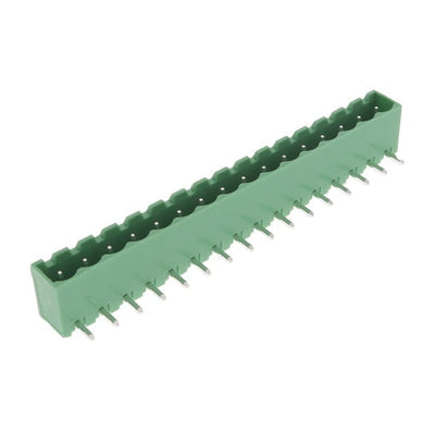 1-2350513-6 by TE Connectivity AMP Connectors - 16POS TB HDR 90 DEG PITCH 5.0 &T
