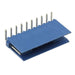 1-281698-0 by TE Connectivity AMP Connectors - CONNECTOR HEADER R/A 10POS 2.54MM