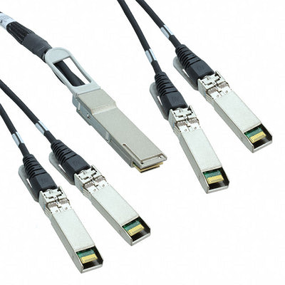 2821033-2 by TE Connectivity AMP Connectors - CABLE 4SFP+-QSFP28 M-M 3M