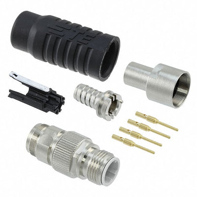 1-2823445-4 by TE Connectivity AMP Connectors - CONNECTOR PLUG MALE 4POS GOLD CRIMP