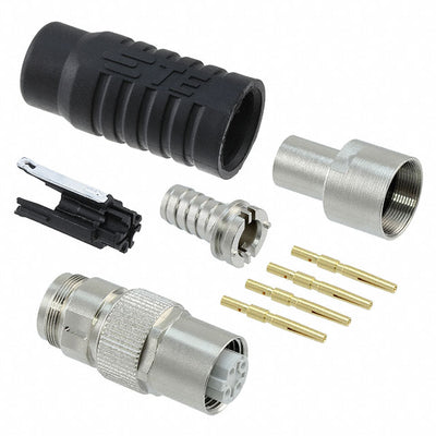 1-2823446-4 by TE Connectivity AMP Connectors - CONNECTOR RECPT FMALE 4POS GOLD CRIMP