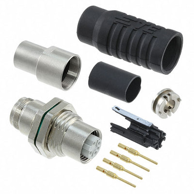 1-2823446-6 by TE Connectivity AMP Connectors - CONNECTOR RECPT FMALE 4POS GOLD CRIMP