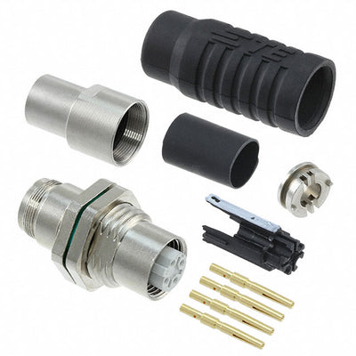 1-2823446-7 by TE Connectivity AMP Connectors - CONNECTOR RECPT FMALE 4POS GOLD CRIMP