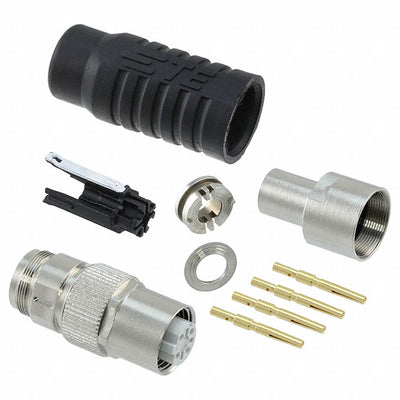 1-2823446-8 by TE Connectivity AMP Connectors - CONNECTOR RECPT FMALE 4POS GOLD CRIMP